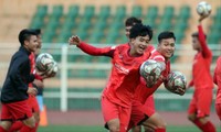 Các tuyển thủ U23 Việt Nam sẵn sàng lên đường sang Thái Lan dự VCK U23 châu Á ảnh: HỮU PHẠM