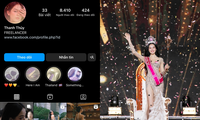 Tài khoản Instagram của Hoa hậu Thanh Thủy tăng đột biến lượt theo dõi sau đêm Chung kết