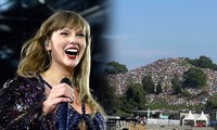 40.000 khán giả phủ kín ngọn đồi ngoài sân vận động để xem Taylor Swift hát