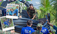 &quot;Vượt ngàn chông gai&quot; đưa đường ống dẫn nước sạch đến với người dân vùng cao