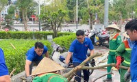 Tuổi trẻ Hải Phòng xông pha tình nguyện khắc phục ảnh hưởng sau cơn bão số 3