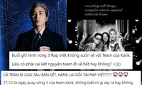 Karik đăng dòng trạng thái ẩn ý về Rap Việt, hủy theo dõi giám khảo Thái VG