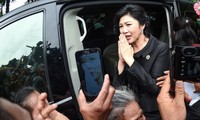 Cựu Thủ tướng Thái Lan Yingluck Shinawatra vẫn được nhiều người dân Thái yêu mến. Ảnh: The Nation.