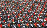 Lực lượng Vệ binh Cách mạng Iran trong một buổi duyệt binh tháng 9/2016.