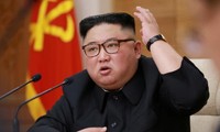 Ông Kim phát biểu tại phiên họp toàn thể của Đảng Lao động Triều Tiên ngày 9/4.