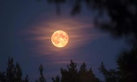 Kỳ siêu trăng lớn nhất cuối cùng của năm 2021 được Mỹ gọi là Mặt trăng Dâu Tây.