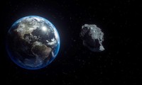 Mô phỏng một tiểu hành tinh lao vào Trái đất.