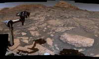 Bức ảnh chụp cảnh quan trên sao Hỏa từ tàu thám hiếm Curiosity.