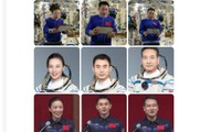 Ba phi hành gia Trung Quốc trên trạm vũ trụ Thiên Hà tròn một tháng.