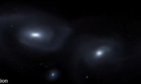 Ba thiên hà va chạm nhau trong hình ảnh tuyệt đẹp từ kính thiên văn Hubble mới 
