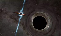 Hai hố đen quái vật hướng tới một vụ va chạm làm rung chuyển không gian