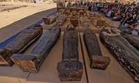 Khai quật được hàng trăm quan tài Ai Cập cổ đại, xác ướp mèo và tượng dát vàng gần Cairo 