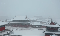Bão tuyết bất ngờ xuất hiện ở Trung Quốc 