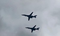 Hai máy bay ném bom B-1B Lancer xuất hiện trong cuộc tập trận của NATO