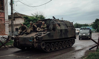 Phát hiện xe tiếp đạn M992 của Mỹ trên chiến trường Ukraine