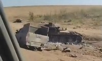 Rò rỉ hình ảnh chiếc Challenger 2 thứ hai bị Nga phá hủy trên chiến trường Ukraine