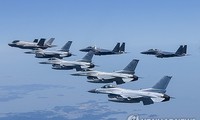 Hàn Quốc tập trận trên không quy mô lớn