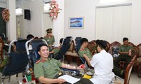 Tuổi trẻ Công an Thừa Thiên-Huế tích cực hiến máu tình nguyện