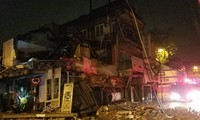 Hiện trường vụ sập nhà kinh hoàng giữa đêm tối tại thành phố Huế