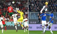 Đã xác định độ cao cú bật nhảy đánh đầu của cầu thủ En-Nesyri (Morocco): Vượt qua Ronaldo?