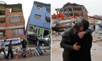 Những hình ảnh trước và sau cho thấy mức độ tàn phá của động đất kỷ lục ở Thổ Nhĩ Kỳ
