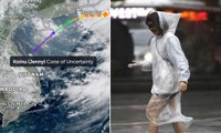 Cơn bão số 4 (bão Koinu) lại thay đổi đường đi, dự báo hướng vào miền Trung nước ta