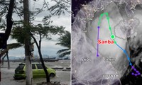 Cơn bão số 5 (bão Sanba) đang mạnh lên khi vào Vịnh Bắc Bộ, dự báo hôm nào đổ bộ?