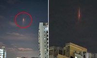 Cột ánh sáng đỏ xuất hiện trên bầu trời như trong phim kỳ ảo, đây là hiện tượng gì?