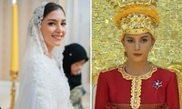 Hai mẫu váy cưới đẹp như mơ của nàng dâu &quot;thường dân&quot; kết hôn với Hoàng tử Brunei