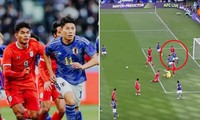 Cầu thủ ĐT Nhật Bản có việt vị trong tình huống ĐT Việt Nam chịu bàn thua đầu tiên?