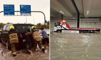 Dubai cảnh báo khẩn vì bất ngờ hứng lượng mưa bằng 2 năm chỉ trong một ngày