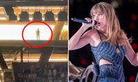 Phát hiện bóng đen bí ẩn đứng trên xà nhà trong buổi diễn của Taylor Swift