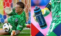 Bình nước của thủ môn ĐT Anh Jordan Pickford có 2 từ đặc biệt mang lại chiến thắng