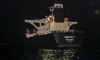 Tàu chở dầu Grace 1 của Iran bị Anh bắt giữ. Ảnh: Reuters