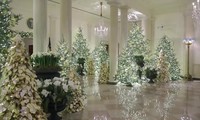 Phu nhân Tổng thống Mỹ trang trí Nhà Trắng đón Giáng sinh