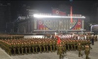 Lễ duyệt binh của Triều Tiên tháng 9/2021 tại Quảng trường Kim Nhật Thành. Ảnh: KCNA.