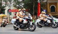 CSGT Hà Nội ra quân đảm bảo trật tự an toàn giao thông đón SEA Games 31
