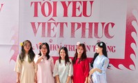 Jun Phạm cùng dàn Hoa - Á hậu tham gia Ngày hội Việt phục Tóc Xanh Vạt Áo 2024