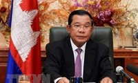 Chủ tịch Đảng Nhân dân Campuchia (CPP), Thủ tướng Chính phủ Hoàng gia Campuchia Samdech Hun Sen. (Ảnh: TTXVN) 