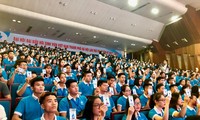 Các đại biểu đã hiệp thương bầu BCH Hội Sinh viên TP Hà Nội khóa VII gồm 45 đồng chí.