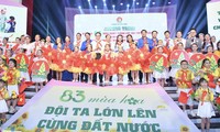 Trao giải thưởng Kim Đồng cho 125 đội viên, chỉ huy Đội xuất sắc toàn quốc