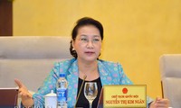Chủ tịch Quốc hội Nguyễn Thị Kim Ngân tại phiên họp