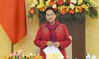 Chủ tịch Quốc hội, Chủ tịch Hội đồng bầu cử Quốc gia Nguyễn Thị Kim Ngân. Ảnh QH