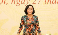 Bà Nguyễn Thị Thanh, Ủy viên Trung ương Đảng, Trưởng ban Công tác đại biểu