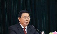 GS.TS. Nguyễn Xuân Thắng phát biểu tại buổi họp báo