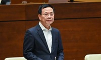Quốc hội chất vấn Bộ trưởng Bộ Thông tin và Truyền thông Nguyễn Mạnh Hùng 