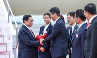 Thủ tướng Phạm Minh Chính tới Hiroshima, bắt đầu dự các hoạt động Hội nghị Thượng đỉnh G7 