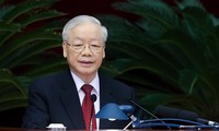 Tổng Bí thư Nguyễn Phú Trọng: Tự hào và tin tưởng dưới lá cờ vẻ vang của Đảng