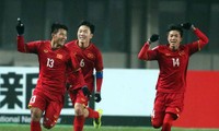 Hình ảnh các cầu thủ Việt Nam trên trang chủ AFC
