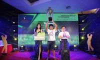 Golfer Nguyễn Vũ Quốc Anh đã trở thành nhà tân vô địch Tiền Phong Golf Championship mùa thứ ba. Ảnh: Như Ý